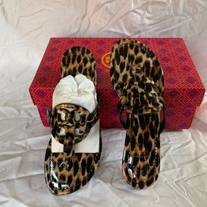 Tory Burch Leopard Miller Sandals